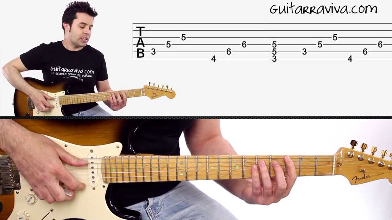 Como tocar guitarra eléctrica - Riffs de Deep Purple - Smoke On The Water  guitarraviva