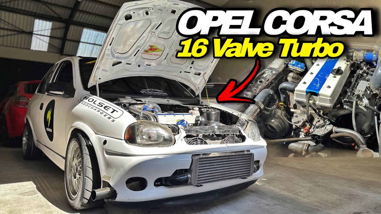 Opel Corsa with a 16-Valve Turbo Engine🔥😱 – Insane Performance Upgrade! #cars #review