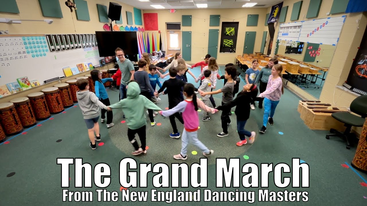 “The Grand March” folk dance from The New England Dancing Masters