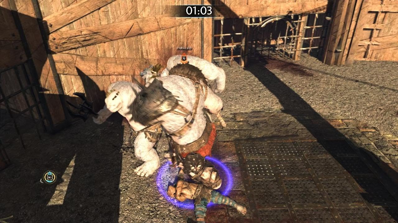 This orc locked in