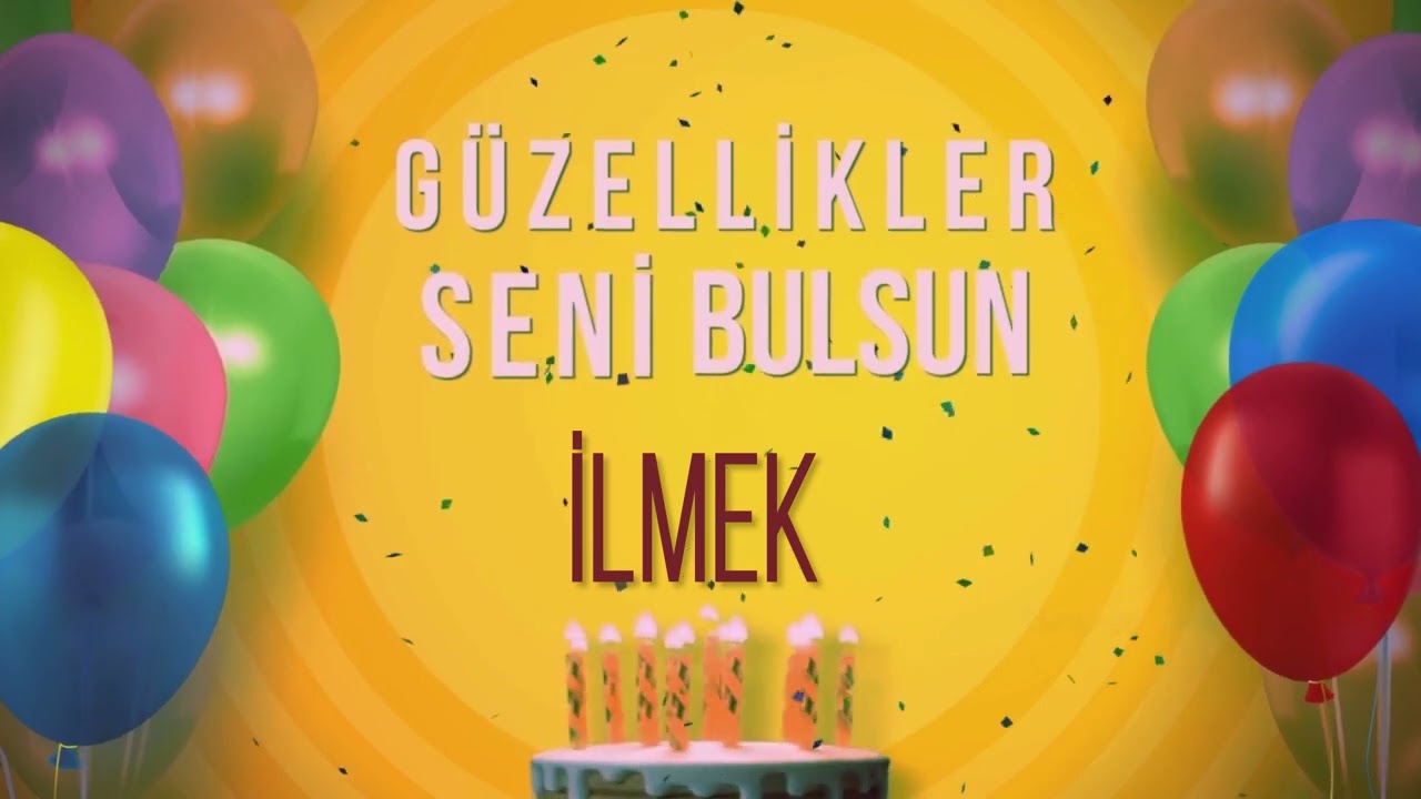 İLMEK - İyi ki Varsın İyi ki Doğdun İlmek #İlmek