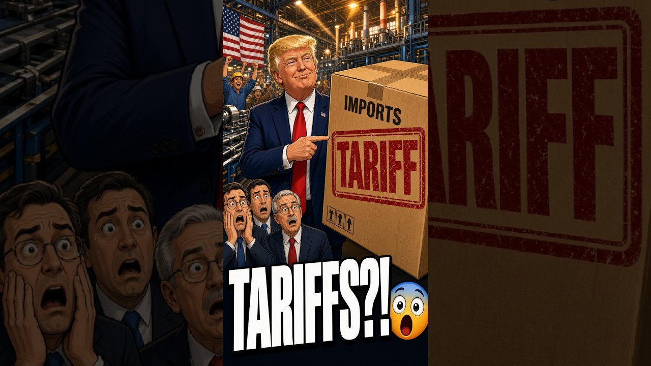 Trump&rsquo;s Tariff Plan 😂🇺🇸 | Political Satire #Shorts