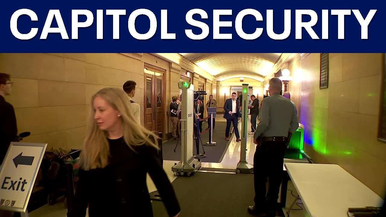 Minnesota State Capitol weapon screening preview [RAW]