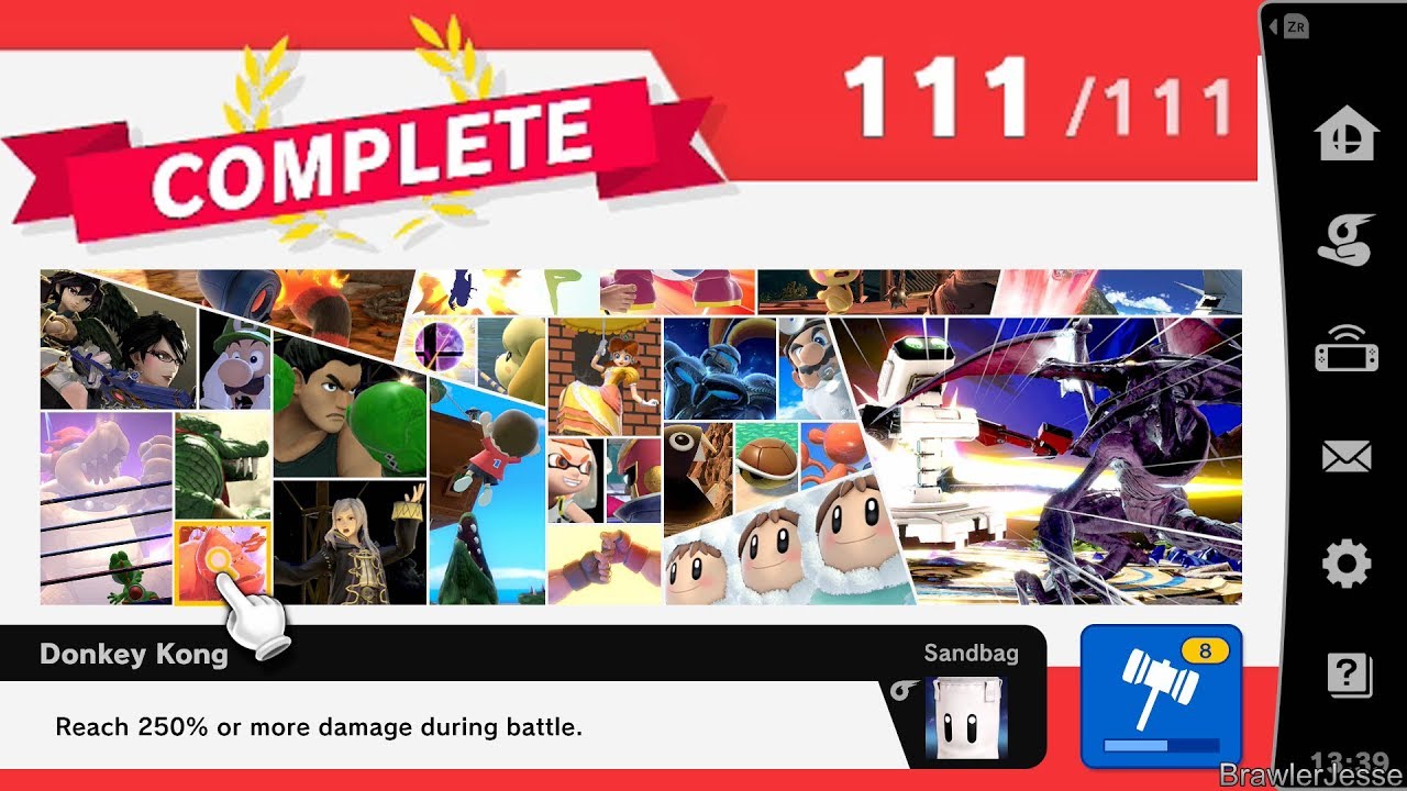 All Challenges Complete - Super Smash Bros. Ultimate