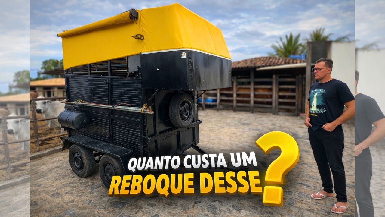 PREÇOS DE REBOQUES PARA CAVALO AQUI NA REGIÃO!!