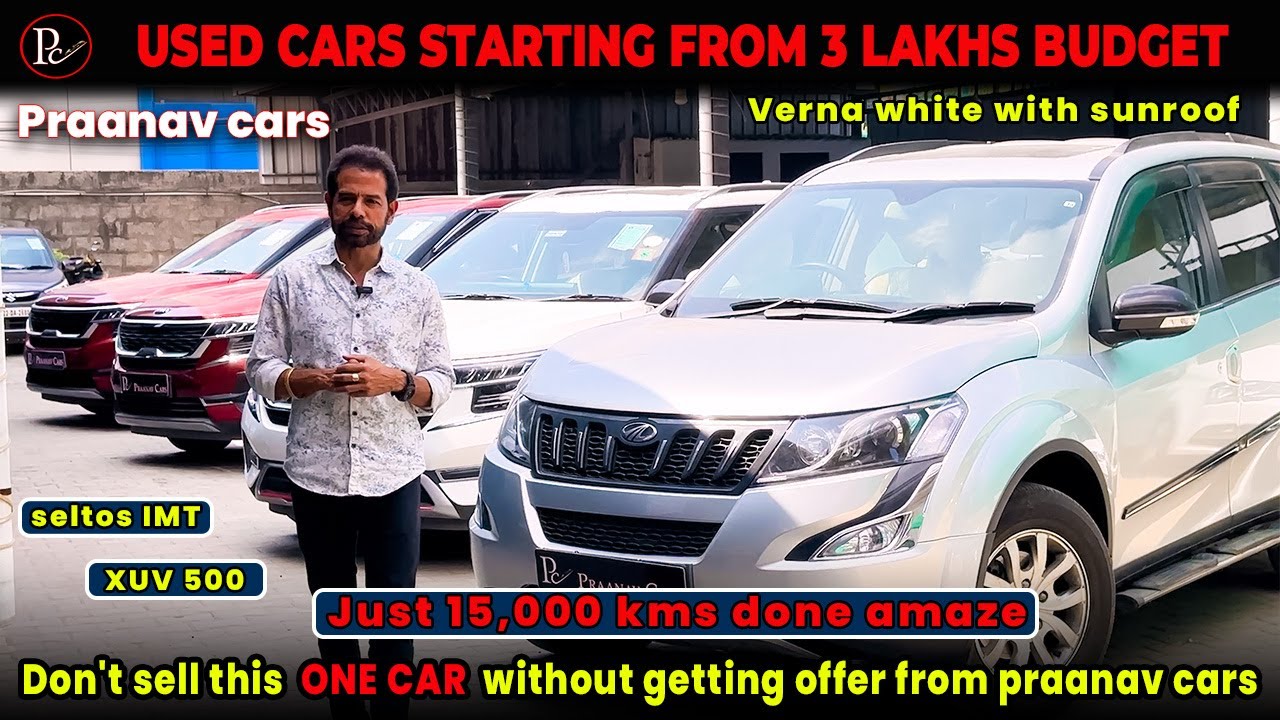 2023 Used cars from 3.99 Lakhs 💯 | XUV 500 | Verna with sunroof | Seltos imt | Praanav cars Chennai