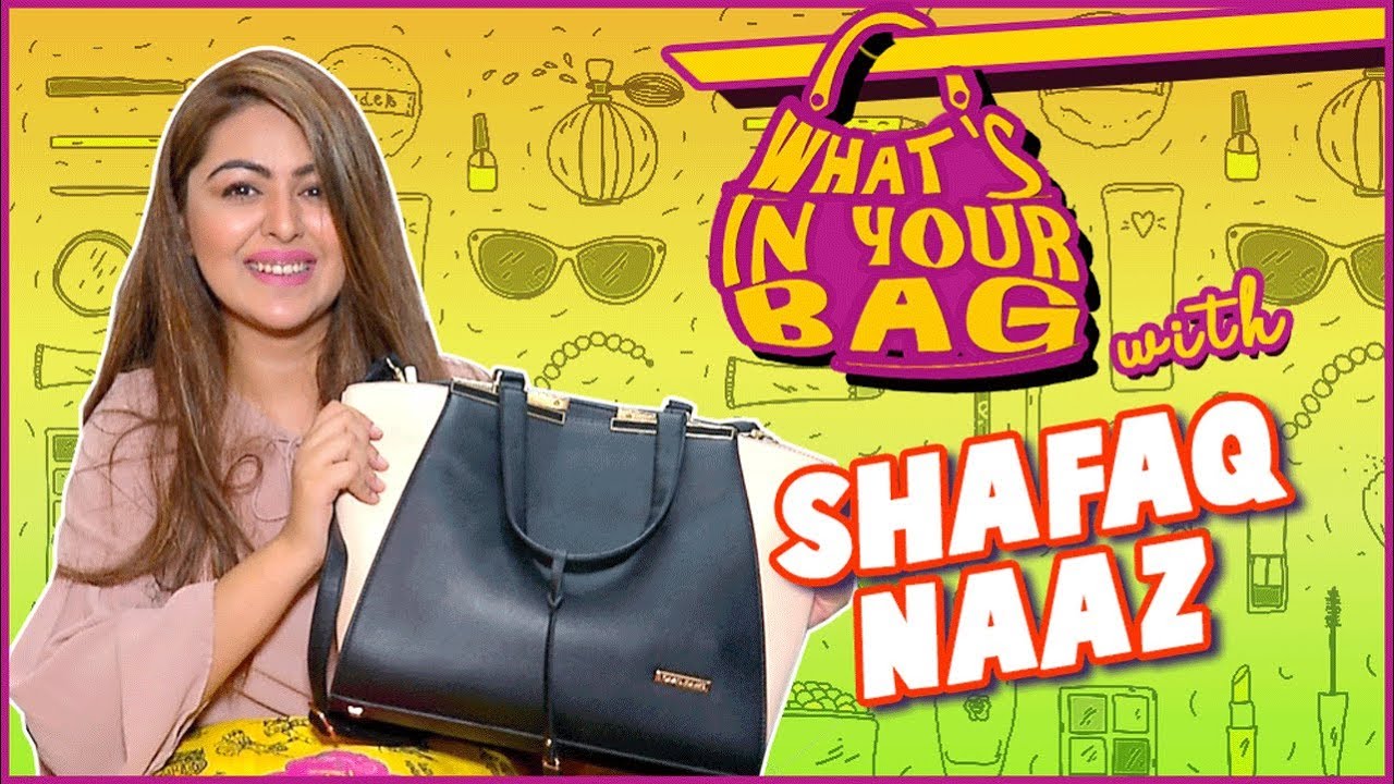 Shafaq Naaz Handbag SECRET REVEALED  | What's In Your Bag | TellyMasala