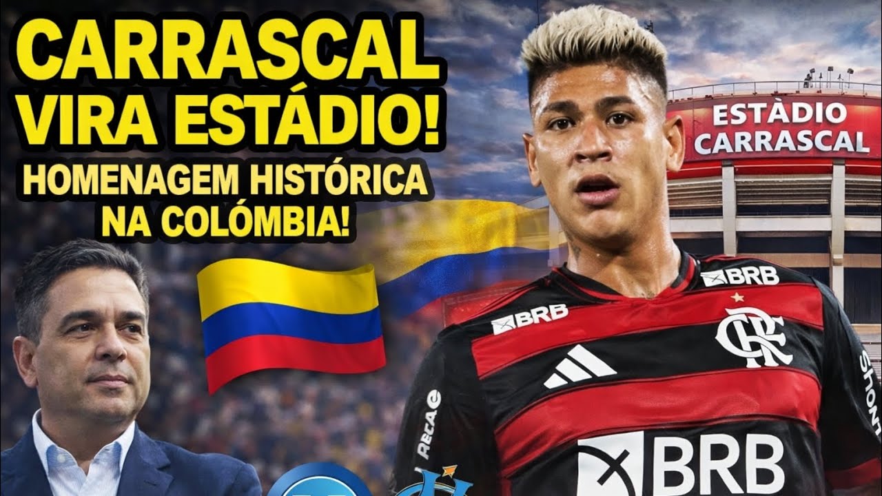 JORGE CARRASCAL VAI VIRAR ESTÁDIO NA COLÔMBIA!