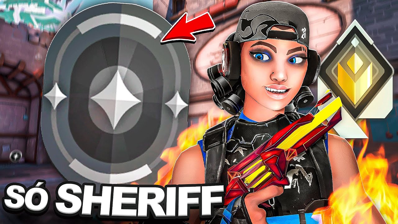 Jogando SÓ de SHERIFF no FERRO! *chamaram de H4CK*