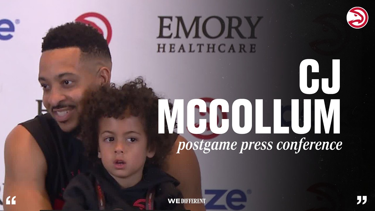 Hawks vs. Bucks Postgame Press Conference: CJ McCollum