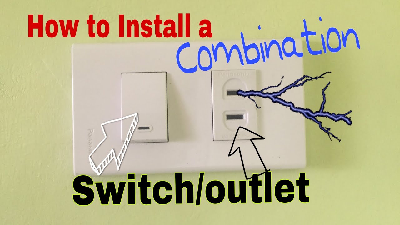 👋How to install a COMBINATION SWITCH and OUTLET || tagalog tips.🔌