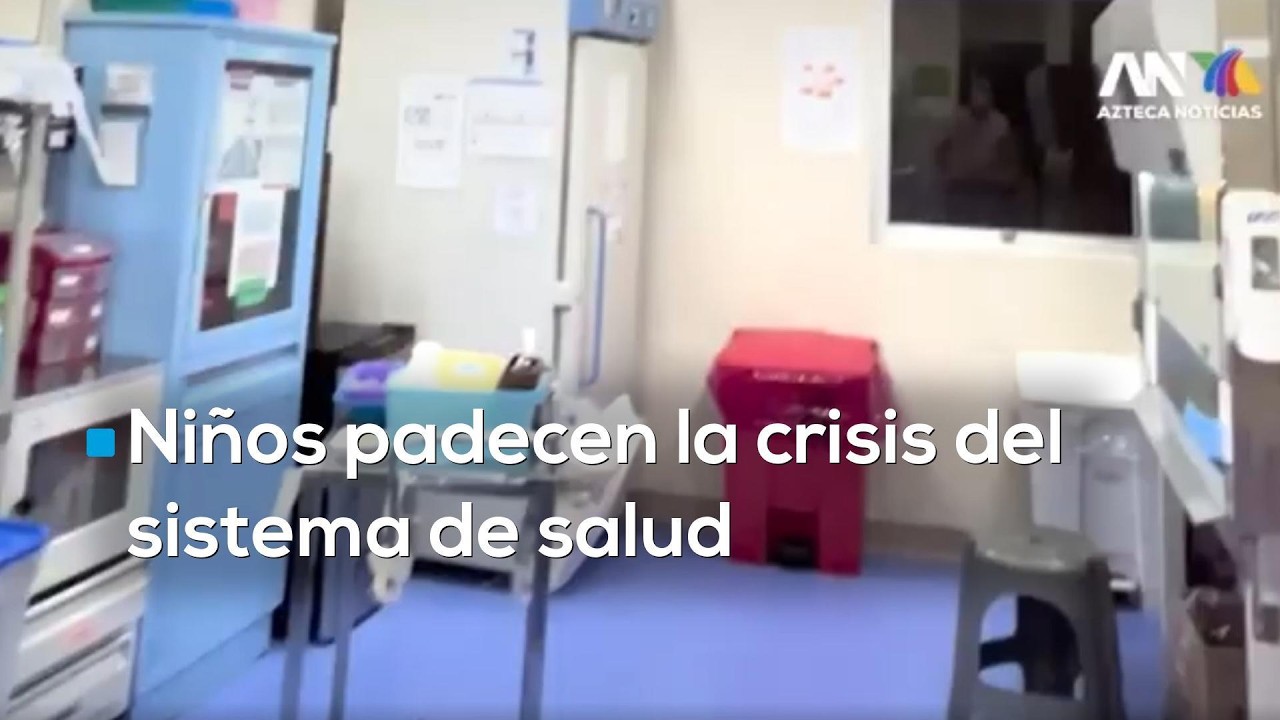Crisis en el Hospital Infantil Federico Gómez: sin medicinas, con plagas y material en mal estado