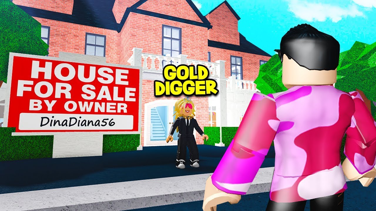 I Bought A House.. But A GOLD DIGGER Used To OWN It! (Roblox)
