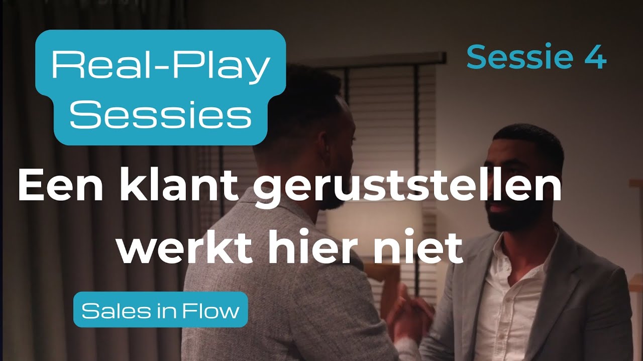 Real-play session sales: waarom geruststellen je analyse ondermijnt