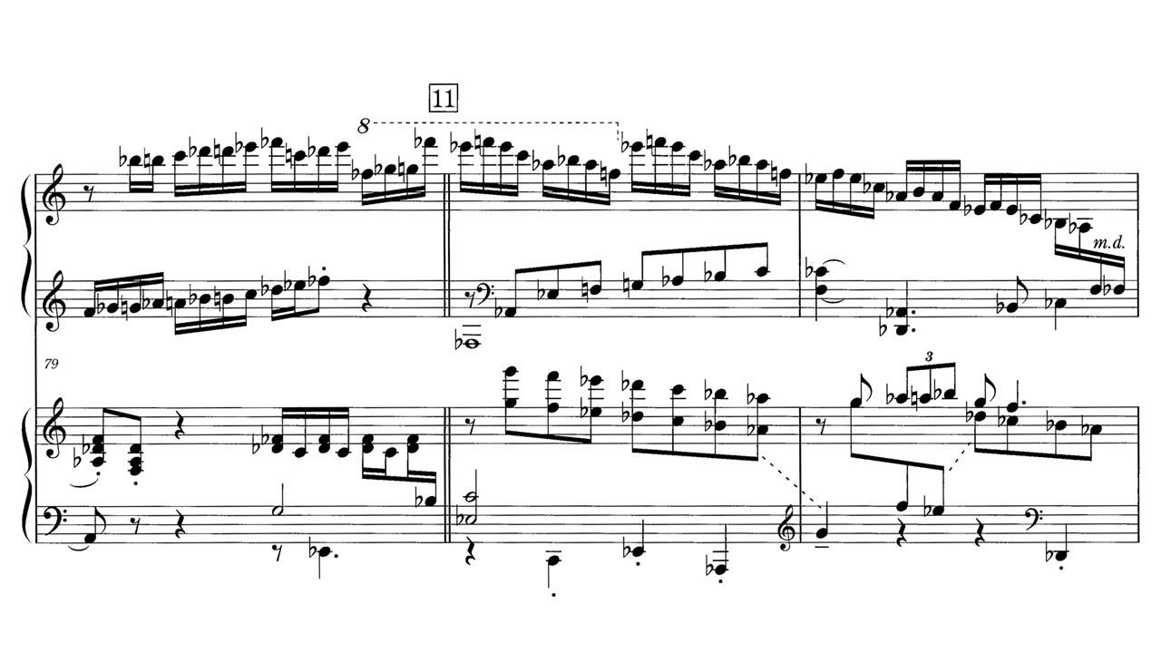 Nikolai Kapustin - Piano Concerto No.2, Op.14 (Score-Video)