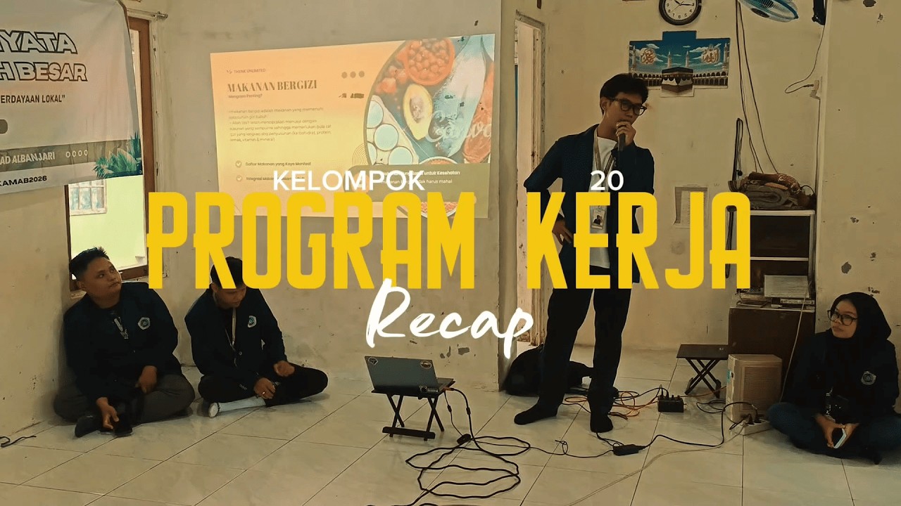 Recap Proker KKN Desa Sungai Jingah Besar