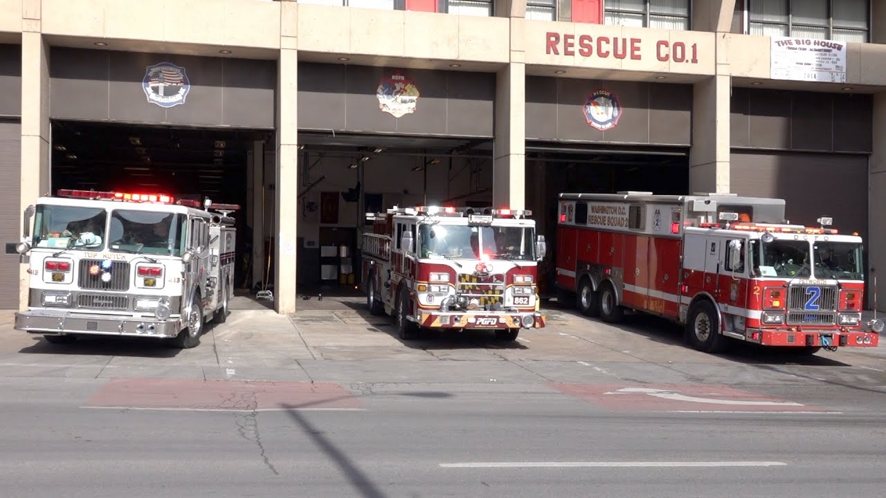 Multi-Agency Box Response - RVFC Engine 413, PGFD Engine 862, DCFD Rescue 2 & BCoFD BC 34 Responding