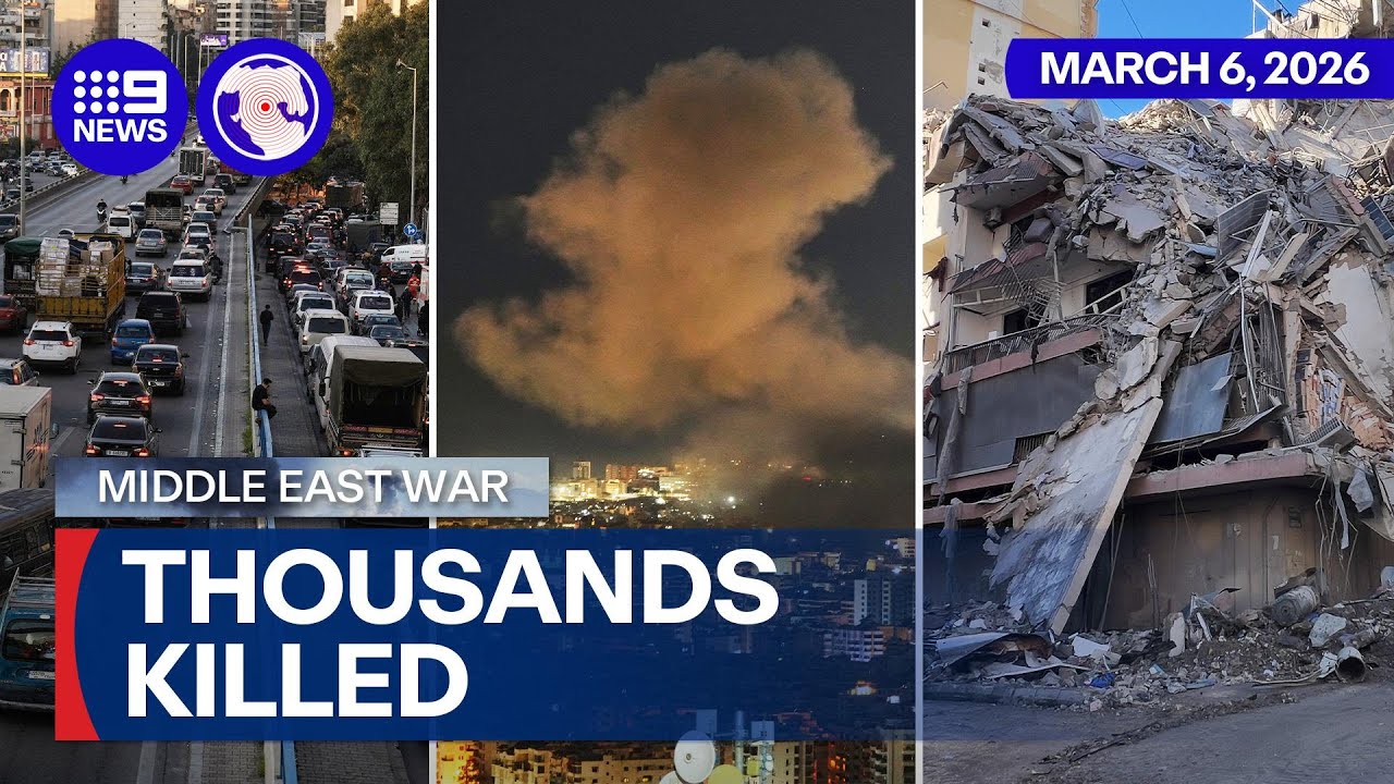 More than 1,200 reportedly killed in Iran war | 9 News Australia