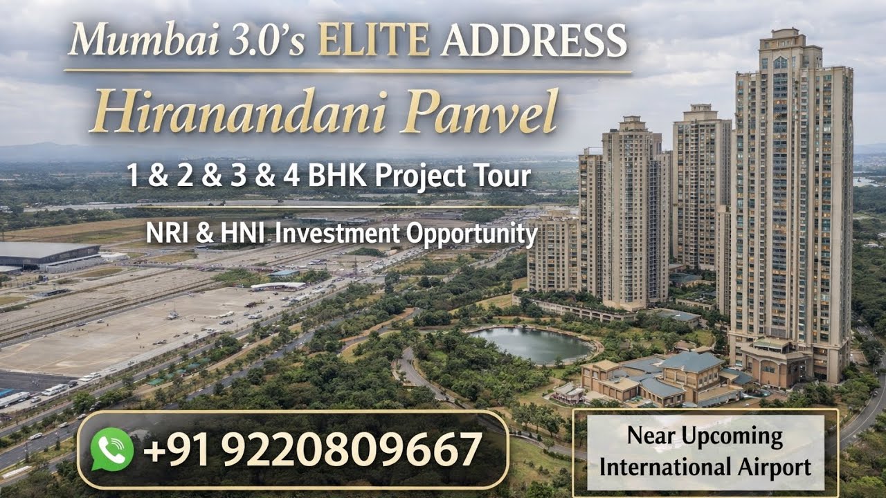 Hiranandani Panvel Full Tour | Mumbai 3.0 Explained Last Few Units Left | Site Apartment Walkthrough