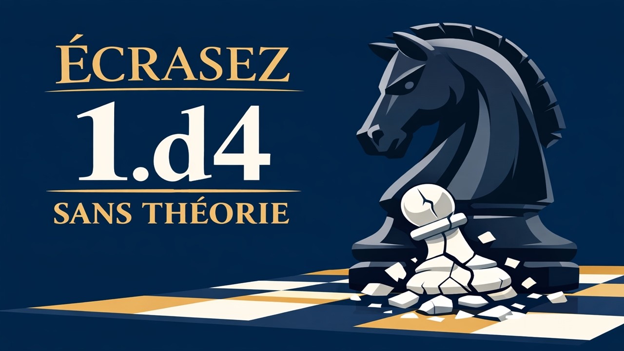 Détruisez 1.d4 ! L'Ouverture la Plus Agressive pour les Noirs [Zéro Théorie]