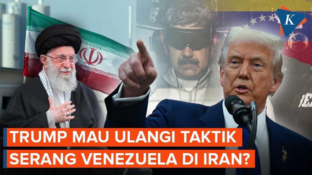 Sukses Tumbangkan Venezuela, Trump Mau Pakai Taktik yang Sama di Iran?
