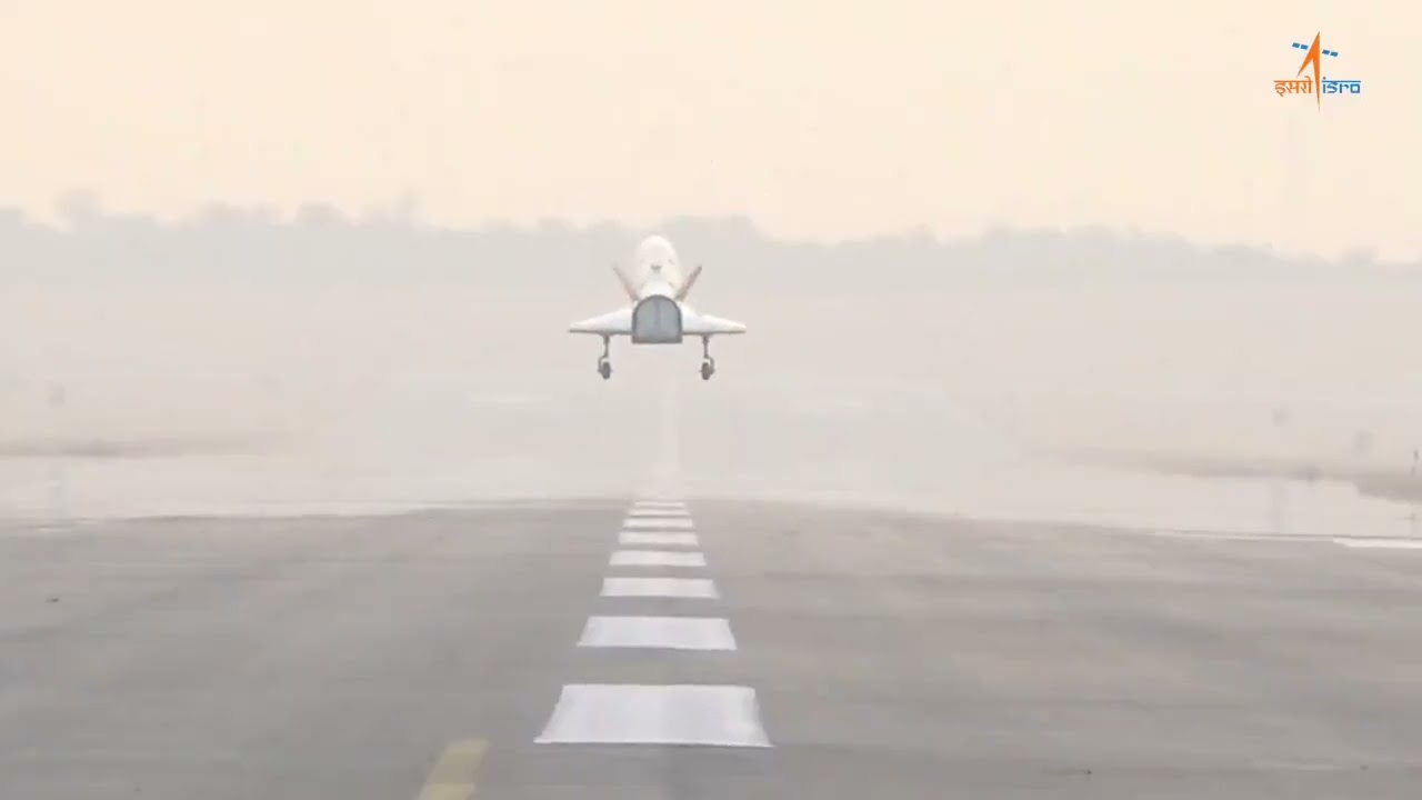 RLV-LEX-02 || Full Video of Successful Autonomous Landing Test  of Pushpak | RLV-TD