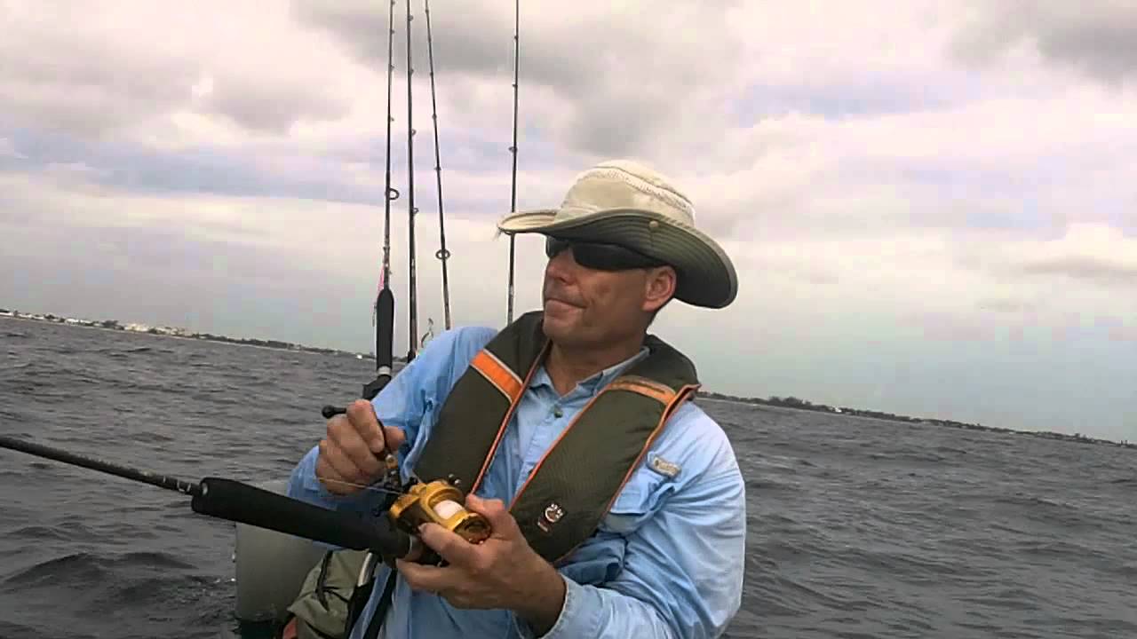 Offshore kayak fishing deep jigging secrets