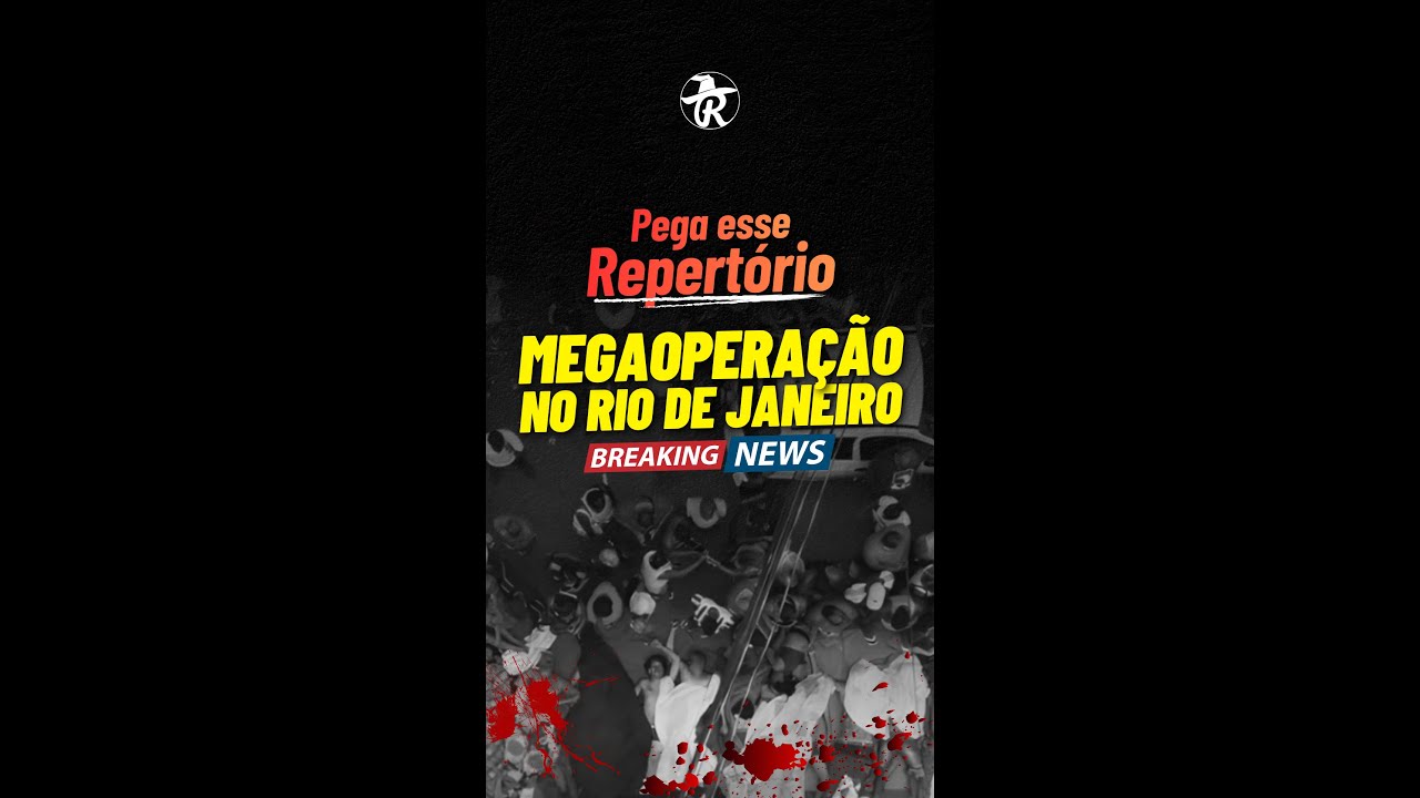 Pega esse repertório - MEGAOPERAÇÃO NO RIO | Prof. Raphael Reis