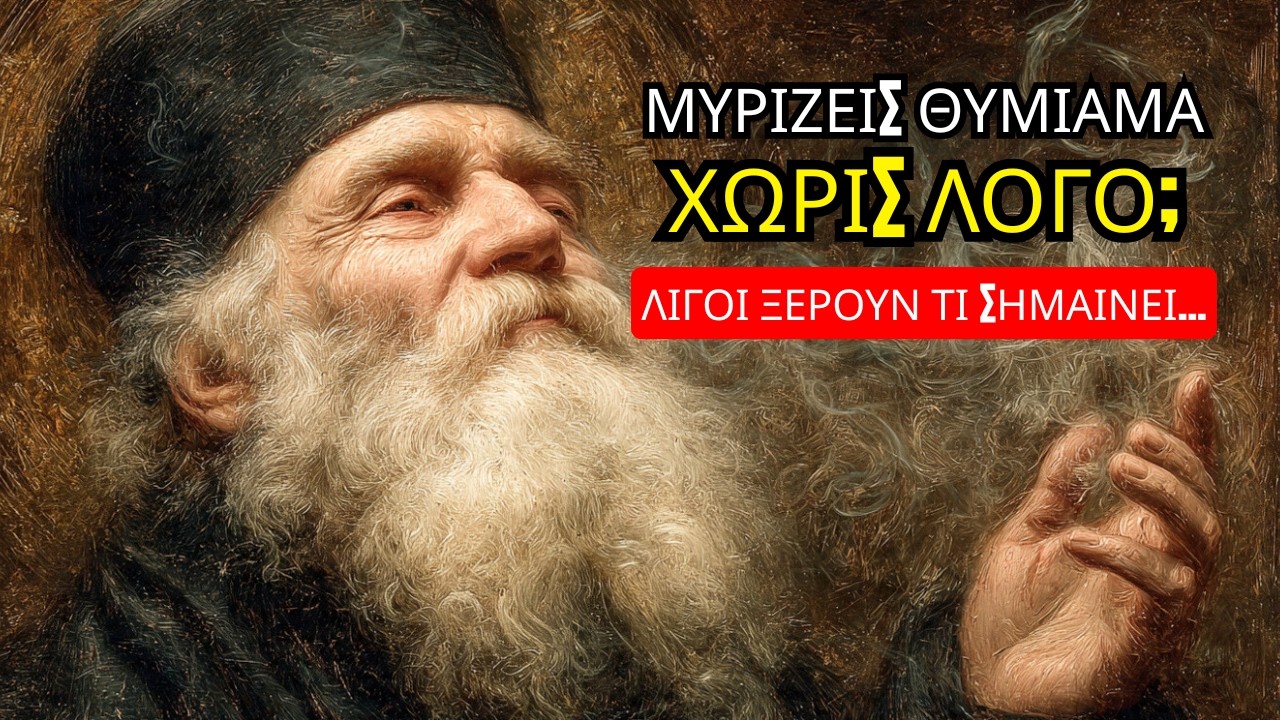Άγιος Πορφύριος: Αν νιώθεις μυρωδιά θυμιάματος χωρίς λόγο, αυτό σημαίνει... Λίγοι το γνωρίζουν!