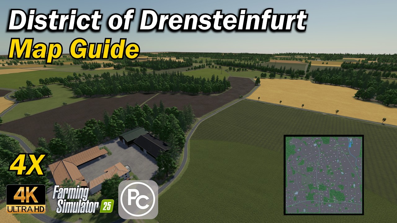 District of Drensteinfurt | Map Guide | Farming Simulator 25