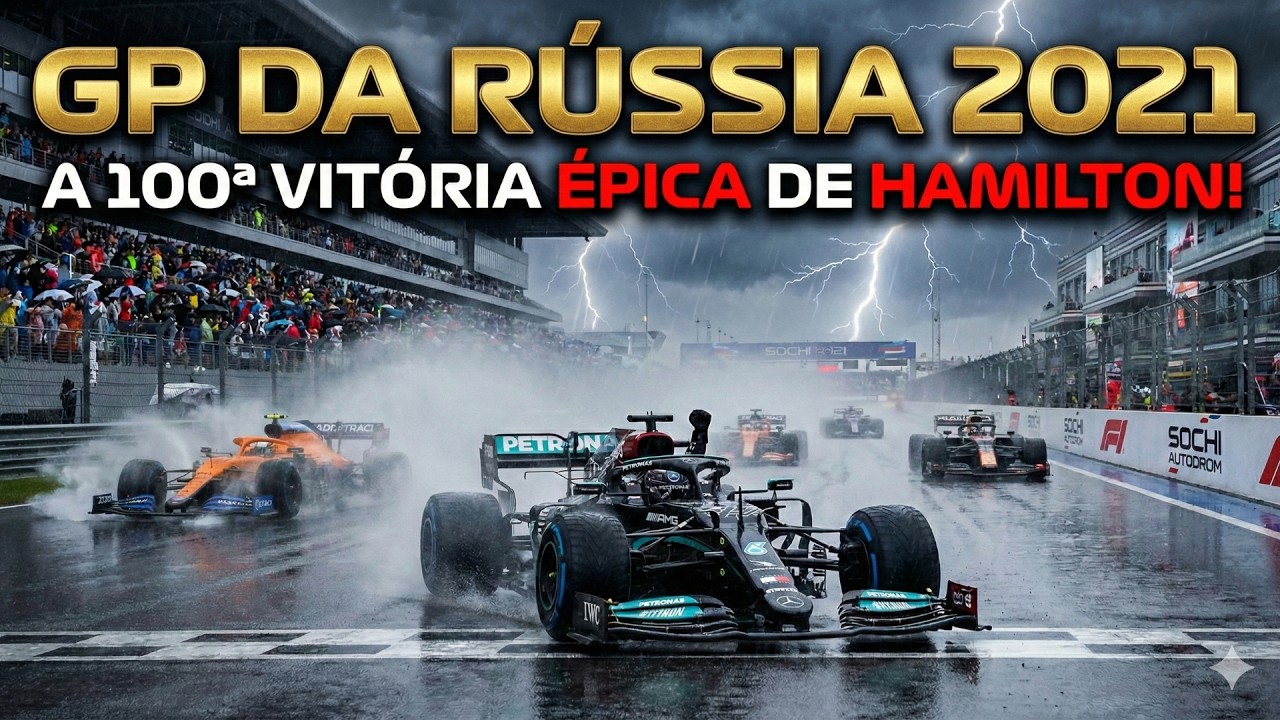 GP da Rússia 2021 - A 100° vitória de Hamilton!