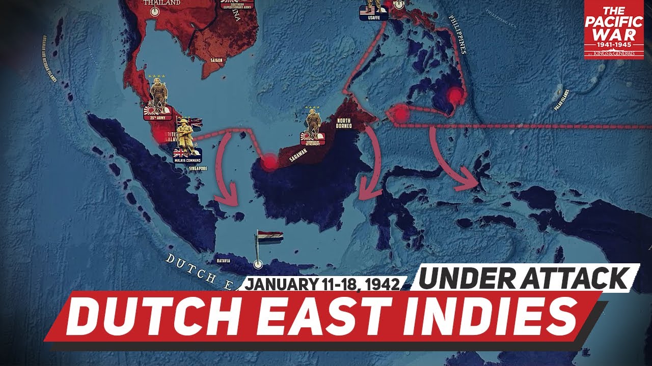 Battle for the Dutch East Indies - Pacific War #8 Animated DOCUMENTARY
