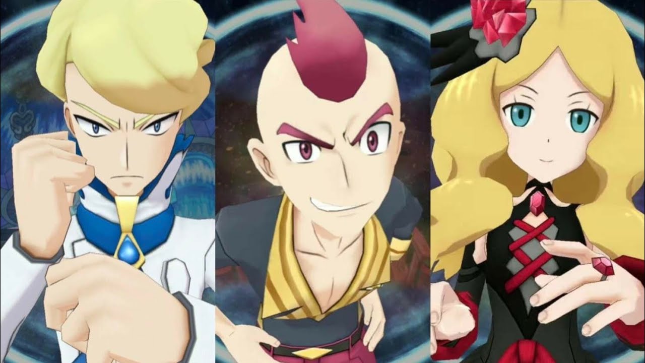 9 Elite Four members take on the Kahuna Full-Force Battle (Trials on the Isle) [Pokemon Masters EX]