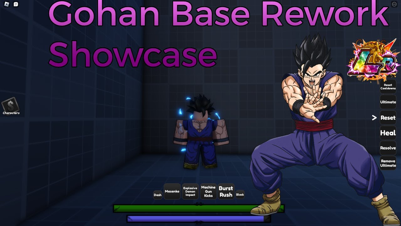 AU: Reborn Ultimate Gohan Base Rework Showcase + Combos
