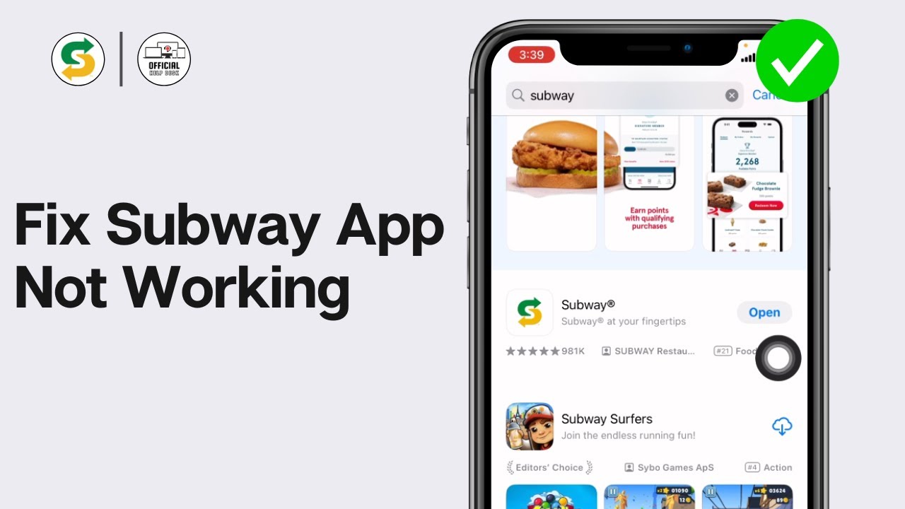 How To Fix Subway App Not Working 2024 (FULL GUIDE)