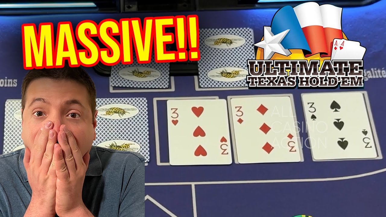 I HAD A FEELING TO BET BIG AND HIT MY BIGGEST WIN AT THIS CASINO! #ultimatetexasholdem #poker