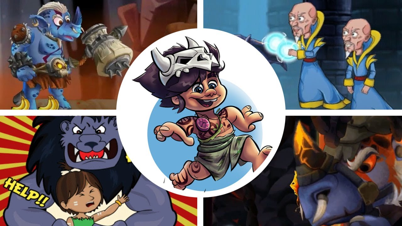 Evolution of Final Bosses in Jungle Adventures