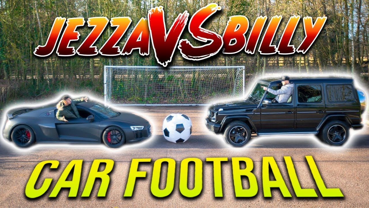 GIANT CAR FOOTBALL BATTLE | F2FREESTYLERS