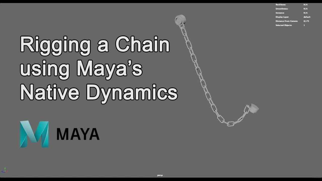 Rigging a chain in Maya 2017 (Dynamics)