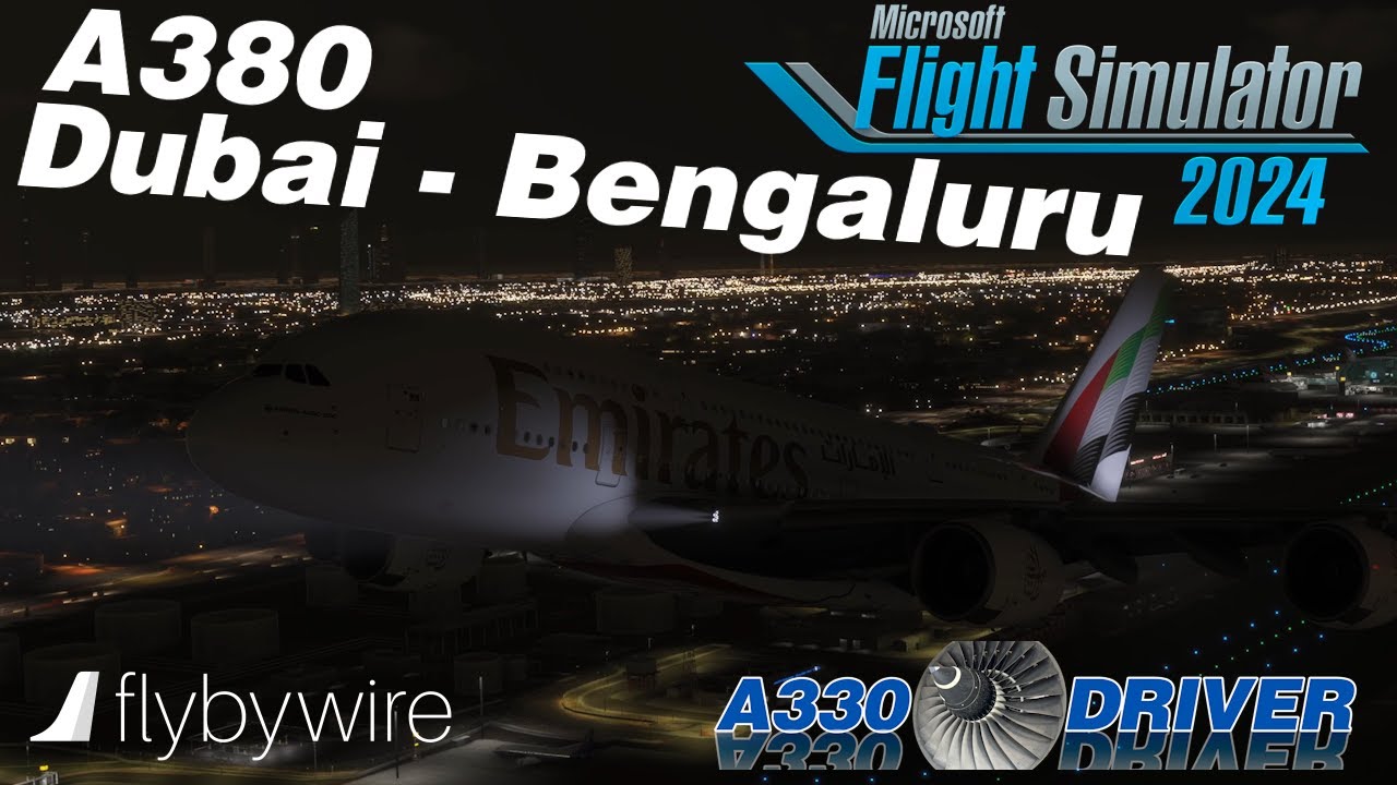 Fabulous FBW A380 | Dubai - Bengaluru | Real Airbus Pilot