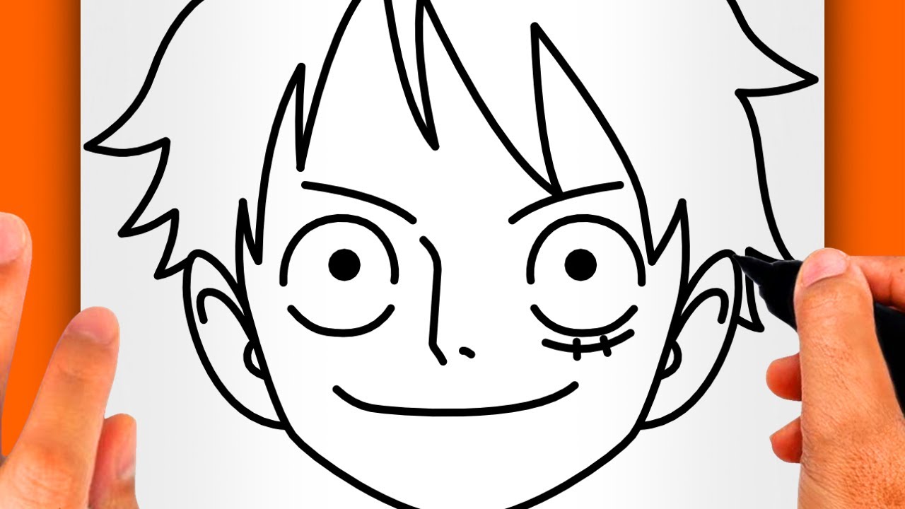 HOW TO DRAW LUFFY (EASY LUFFY DRAWING)