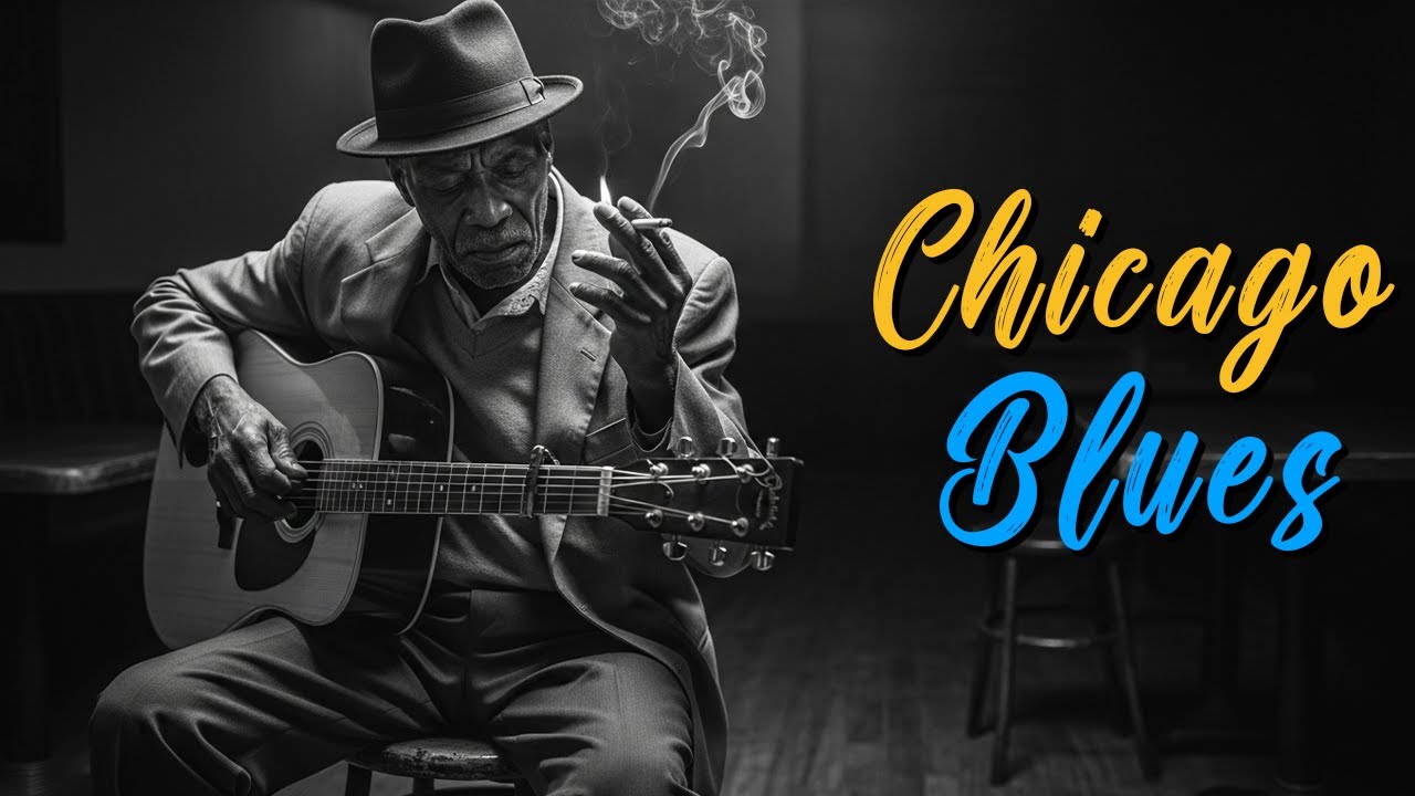 💨 Gale Force Chicago Blues for Storms & Power Outages | Midnight Blues Voice