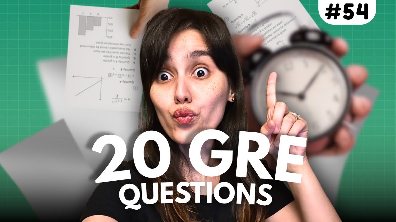 GRE Practice Test #54 - Free GRE Practice Covering Quant, Text Completion, Sentence Equivalence