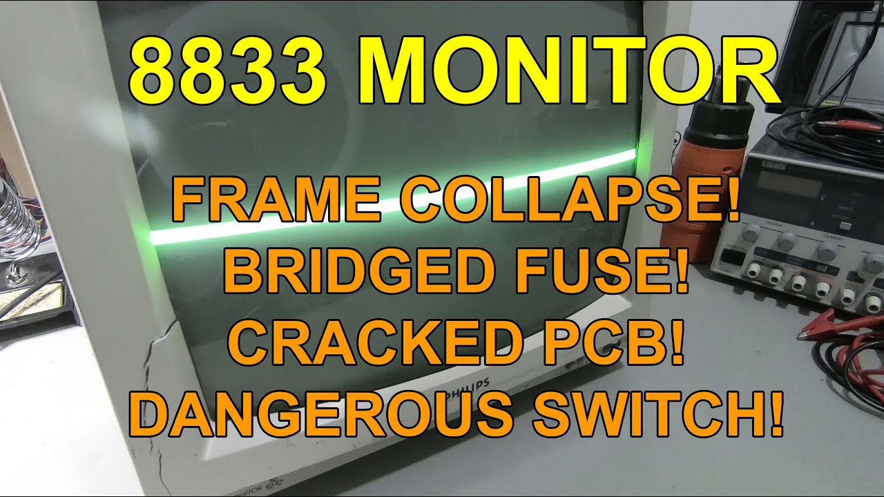 1980s Philips 8833 monitor repairs