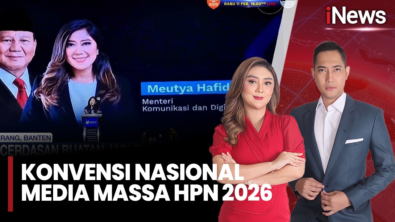 Konvensi Nasional Media Massa HPN 2026 Soroti Tantangan Kecerdasan Buatan bagi Pers |iNews Sore (9/2