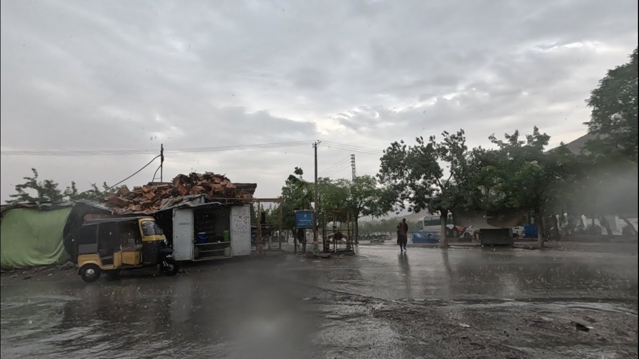 Mariabad Quetta's Summer Rain 2025 | A Ride Under the Rain