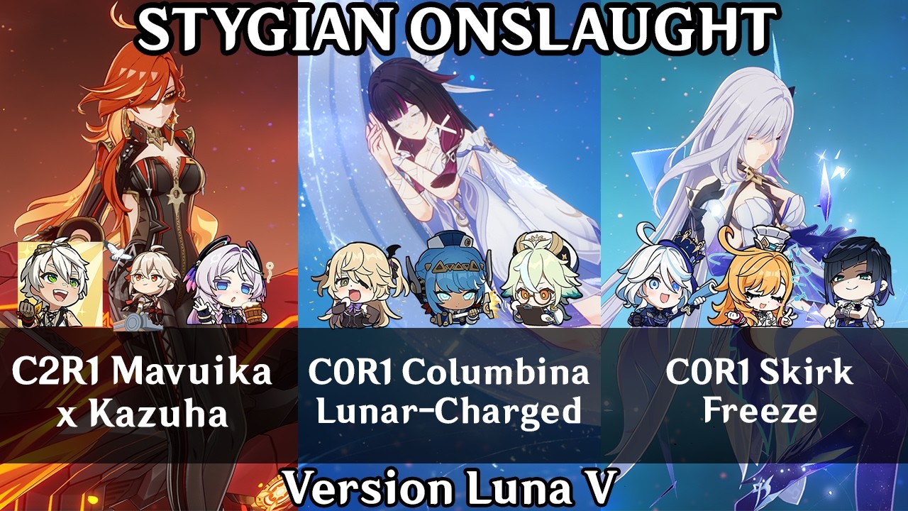 C0R1 Nefer & C0R1 Clorinde & C1R0 Neuvillette | Stygian Onslaught Fearless | Genshin Impact
