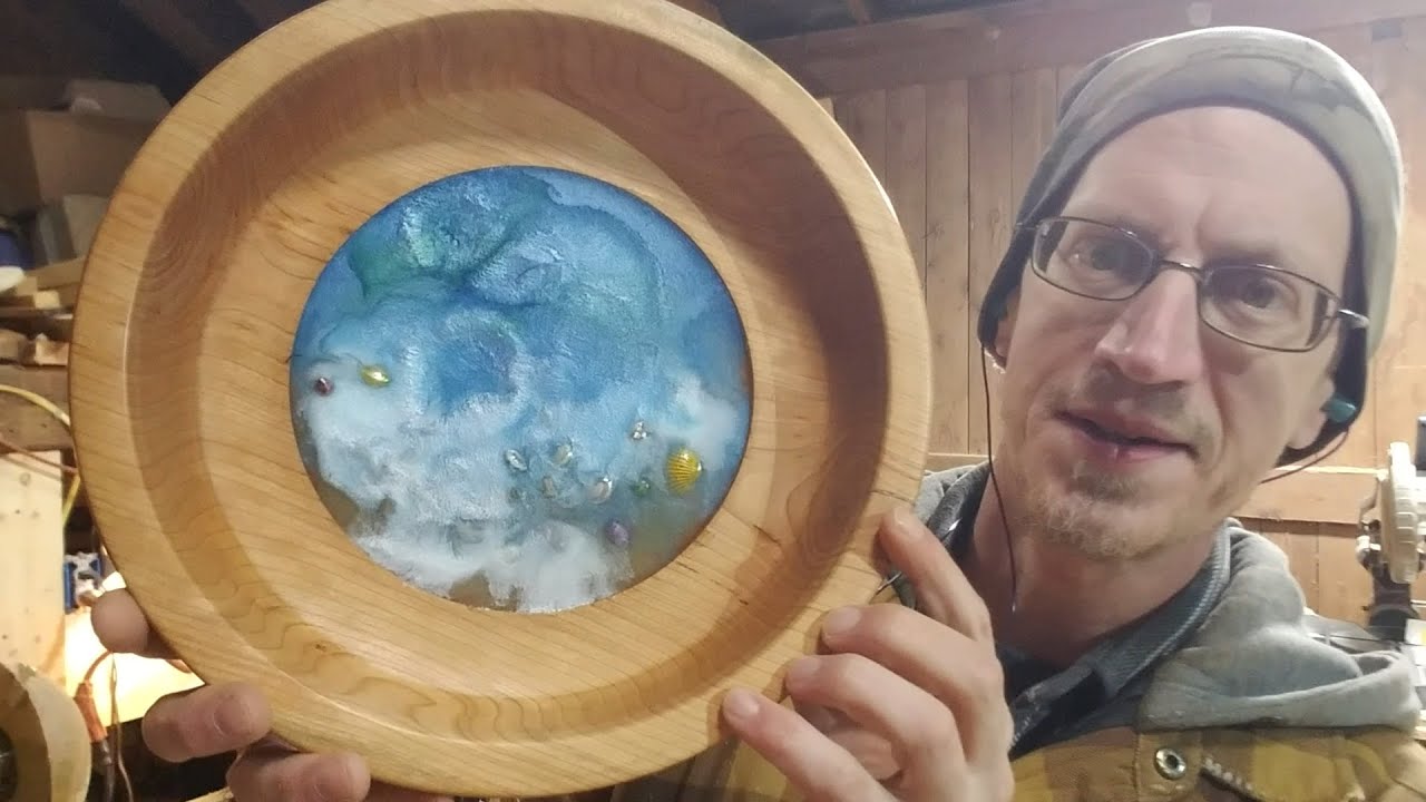 A Beach In A Bowl With Sand Too - Relax On The Beach And Woodturning