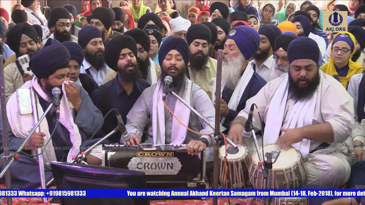 038 AKJ Mumbai 16Feb2018 FriM Dinas Suhellaa Kertan Bhai Jagpal Singh Jee Kanpur