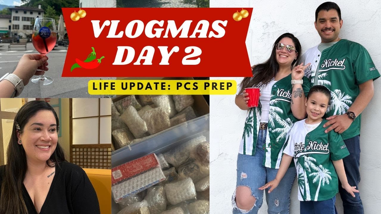 PCS Prep Starts Here 🇮🇹 | Farewells, Packing, & Life Updates